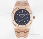 Swiss Audemars Piguet Royal Oak Jumbo Rose Gold Navy Dial Watches 39mm-High Quality Replica Watches Swiss Movement